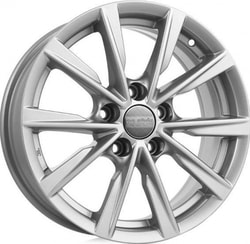 Диски КиК 6,5x16 5/114,3/45/67,1 КиК KCR682 (Toyota Corolla) silver лит. (фото)