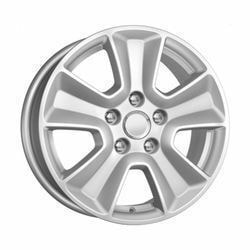Диски КиК 6,5x16 5/114,3/45/67,1 КиК KCR672 (TOYOTA COROLLA) silver лит. (фото)