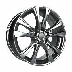 Диски КиК 7x17 5/114,3/45/60,1 КиК КСR776 (TOYOTA CAMRY) ДАРК ПЛАТИНУМ лит. (фото)