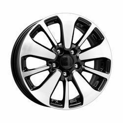 Диски КиК 6,5x16 5/114,3/40/66,1 КиК KCr688 (Nissan Qashqai) АЛМАЗ ЧЕРНЫЙ лит. (фото)