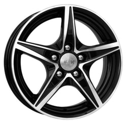 Диски КиК 5x14 5/100/35/57,1 КиК МУСТАНГ-ОРИГ, (КС468) АЛМАЗ ЧЕРНЫЙ лит. арт. (r10804) (фото)