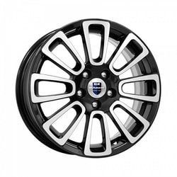 Диски КиК 6x15 5/100/38/57,1 КиК KC717 (Неман) блэк платинум лит. арт. (r66482d) (фото)