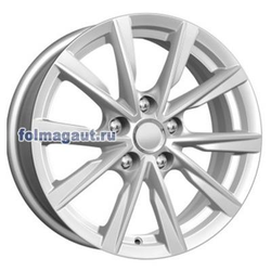 Диски КиК 6,5x16 5/114,3/38/67,1 КиК KCR682 (SSANG YONG ACTYON) СИЛЬВЕР лит. арт. (WHS114394) (фото)