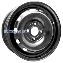 Диски ТЗСК 5,5x14 4/100/43/60,1 ТЗСК RENAULT LOGAN ЧЕРНЫЙ (Renault Logan) штамп. (WHS501912) (фото)