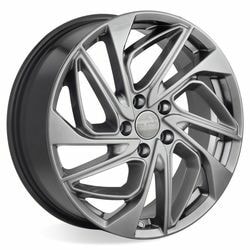 Диски КиК 7x18 5/114,3/51/67,1 КиК КСR883 (HYUNDAI TUCSON) дарк платинум (77177) лит. (фото)