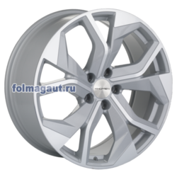 Диски Khomen Wheels 8,5x20 5/112/33/66,6 KHOMEN WHEELS KHW2006 (TOUAREG) BRILLIANT SILVER-FP (WHS501706) лит. (фото)