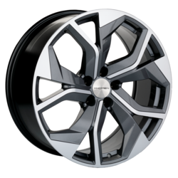 Диски Khomen Wheels 8,5x20 5/112/33/66,6 KHOMEN WHEELS KHW2006 (TOUAREG) GRAY-FP (WHS504946) лит. (фото)