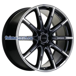 Диски Khomen Wheels 8,5x19 5/112/46/66,6 KHOMEN WHEELS KHW1903 (MB A/C/E/S CLASS) BLACK-FP (WHS505411) лит. (фото)