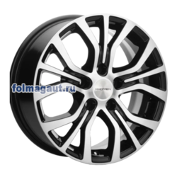 Диски Khomen Wheels 6,5x16 5/120/51/65,1 KHOMEN WHEELS KHW1608 (MULTIVAN) BLACK-FP (WHS506034) лит. (фото)