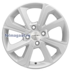 Диски Khomen Wheels 6x15 4/100/40/60,1 KHOMEN WHEELS KHW1501 (LOGAN) F-SILVER (WHS498506) лит. (фото)