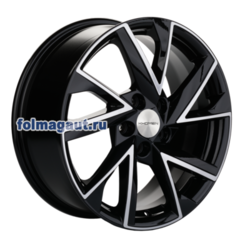 Диски Khomen Wheels 7x17 5/108/40/60,1 KHOMEN WHEELS KHW1714 (7PRO) BLACK-FP (WHS506372) лит. (фото)