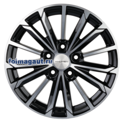 Диски Khomen Wheels 6,5x16 5/114,3/40/66,1 KHOMEN WHEELS KHW1611 (QASHQAI) BLACK-FP (WHS498621) лит. (фото)