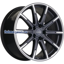 Диски Khomen Wheels 8,5x19 5/112/38/66,6 KHOMEN WHEELS KHW1903 (MB A/C/E/S CLASS) BLACK-FP MATT (WHS505600) лит. (фото)