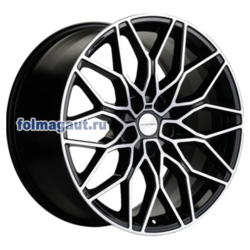 Диски Khomen Wheels 8,5x19 5/112/38/66,6 KHOMEN WHEELS KHW1902 (C/E/S class) BLACK-FP (WHS505407) лит. (фото)