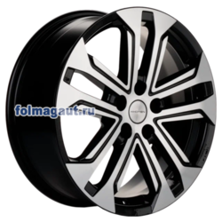 Диски Khomen Wheels 7x18 5/114,3/37/66,5 KHOMEN WHEELS KHW1803 (Jolion) BLACK-FP (WHS506439) лит. (фото)