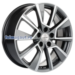 Диски Khomen Wheels 7x18 5/114,3/35/60,1 KHOMEN WHEELS KHW1802 (RAV4) GRAY-FP (WHS506440) лит. (фото)