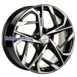 Диски Khomen Wheels 7x17 5/108/40/60,1 KHOMEN WHEELS KHW1716 (7pro) BLACK-FP (WHS506437) лит. (фото)
