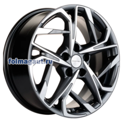 Диски Khomen Wheels 7x17 5/108/40/60,1 KHOMEN WHEELS KHW1716 (7pro) GRAY-FP (WHS506438) лит. (фото)