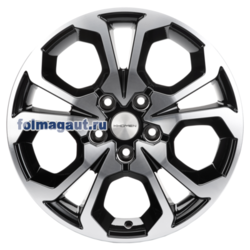 Диски Khomen Wheels 6,5x17 5/114,3/50/67,1 KHOMEN WHEELS KHW1711 (CEED) BLACK-FP (WHS498668) лит. (фото)