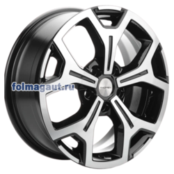 Диски Khomen Wheels 6,5x17 5/114,3/45/54,1 KHOMEN WHEELS KHW1710 (COOLRAY) BLACK-FP (WHS506419) лит. (фото)