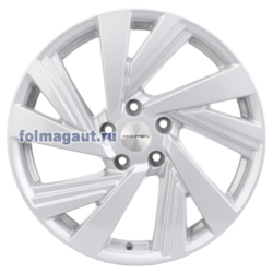 Диски Khomen Wheels 7,5x18 5/114,3/50/66,1 KHOMEN WHEELS KHW1801 (MURANO) F-SILVER (WHS498480) лит. (фото)