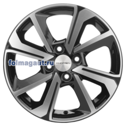 Диски Khomen Wheels 6x15 4/100/50/60,1 KHOMEN WHEELS KHW1501 (VESTA/ALMERA) BLACK FP (WHS498706) лит. (фото)
