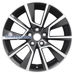 Диски Khomen Wheels 7x18 5/114,3/50/67,1 KHOMEN WHEELS KHW1802 (CX-5) BLACK FP (WHS498594) лит. (фото)