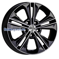 Диски СКАД 6x16 5/114,3/43/67,1 СКАД KL-295 (HYUNDAI CRETA) АЛМАЗ (WHS208671) лит. (фото)