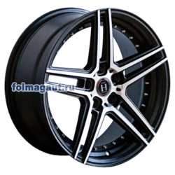 Диски Harp 8x18 5/114,3/40/72,6 HARP Y-22 SATIN BLACK-MACHINED FACE (9191138) лит. (фото)