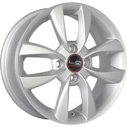 Диски Replica TD 6x16 4/100/52/54,1 REPLICA TD HYUNDAI HND122 SILVER (9180146) лит. (фото)