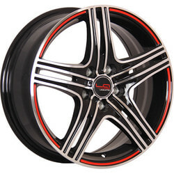 Диски Legeartis Concept 7x17 5/115/45/70,3 LEGEARTIS CONCEPT CHEVROLET GN526 BKFRS (9133172) лит. (фото)