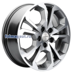 Диски Khomen Wheels 6,5x17 5/108/33/60,1 KHOMEN WHEELS KHW1711 (CHERY TIGO 7PRO) GRAY FP (WHS507190) лит. (фото)