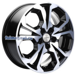 Диски Khomen Wheels 6,5x17 5/108/33/60,1 KHOMEN WHEELS KHW1711 (CHERY TIGO 7PRO) BLACK FP (WHS507189) лит. (фото)